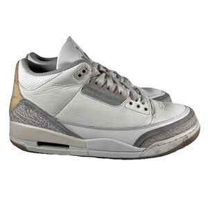 Nike Air Jordan 3 Retro SE Craft Ivory Athletic Basketball Shoes Men's Size 13